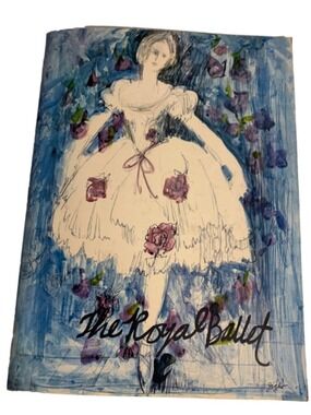 Unbranded The Royal Ballet program Blue White One Size